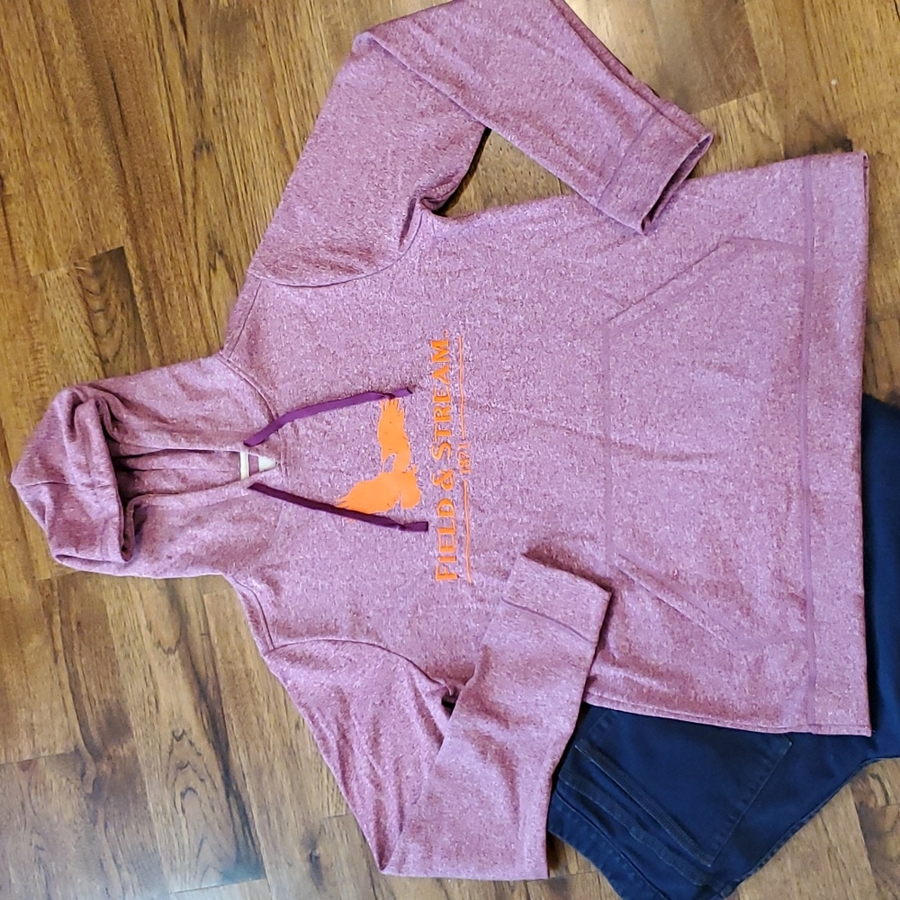 Womens purple Field & Stream hoodie size M